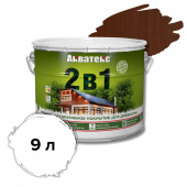 Акватекс 2в1 - текстурное покрытие Орех 9 л  1/1