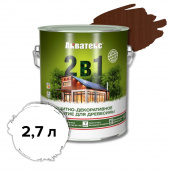 Акватекс 2в1 - текстурное покрытие Орех  2,7 л  1/4