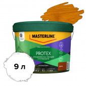 MASTERLINE Protex Защитная пропитка для деревянных фасадов и интерьеров, Орегон 9 л 