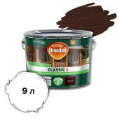 OMNITEX CLASSIC S алкидная защитная пропитка д/древесины (палисандр)  9л