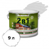 Акватекс 2в1 - текстурное покрытие Белый 9 л  1/1