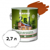 Акватекс 2в1 - текстурное покрытие Махагон  2,7 л  1/4