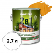Акватекс 2в1 - текстурное покрытие Калужница  2,7 л  1/4