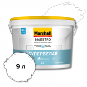 Marshall MAESTRO потолок люкс , Краска в/д для потолков и стен 9л/14,2кг НОВЫЙ ДИЗАЙН